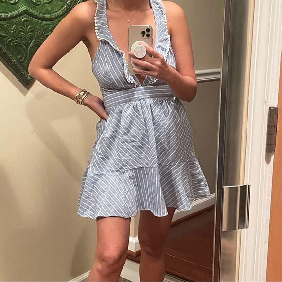 Everkaki Strappy Backless Mini Dress - Picture 3 of 12